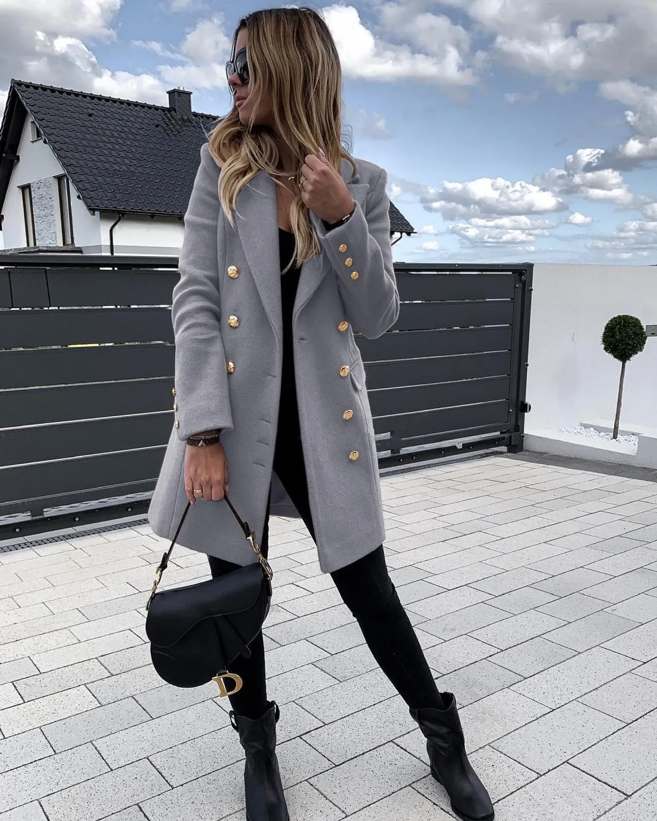 Military style coat