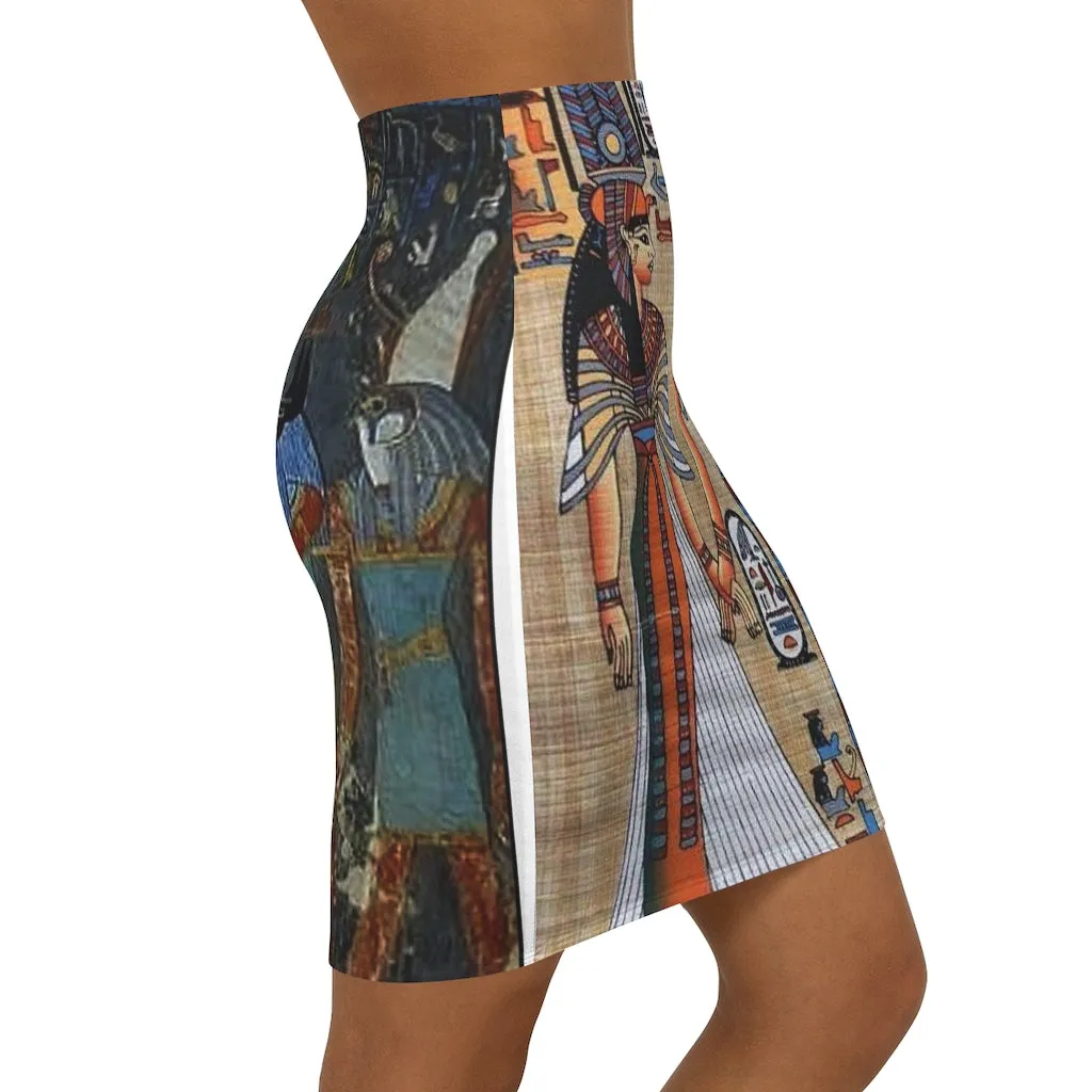 Mini Skirt AL BLUE DESIGNED EGYPTIAN