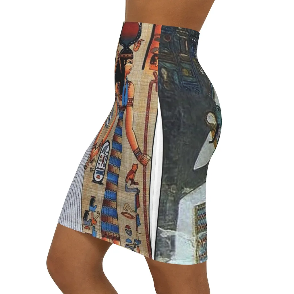 Mini Skirt AL BLUE DESIGNED EGYPTIAN