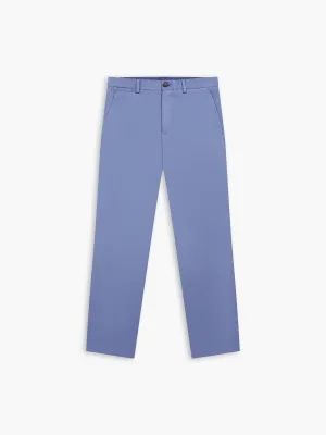 Moretti Extra Slim Fit Blue Textured Chino