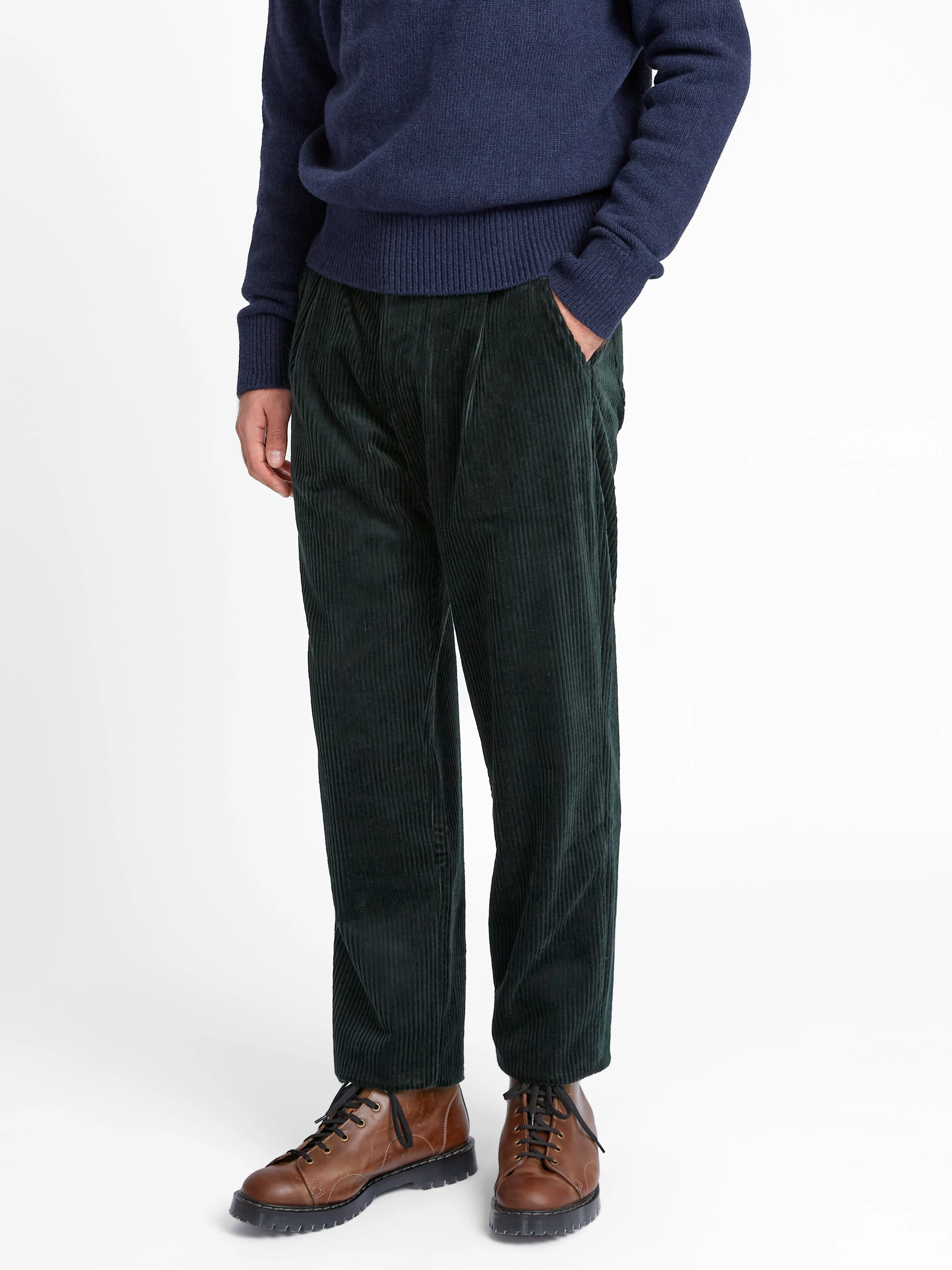 Morton Trousers Melrose Cord Green