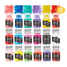 NEON Chunky Glitter 18 Piece Set - MOQ 50 pcs