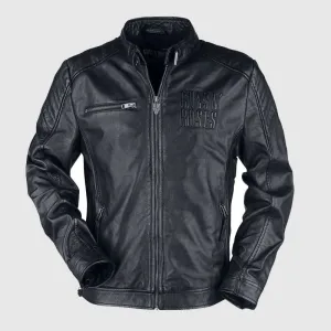 New High Quality Mens Fashion Roses Leather Jacket