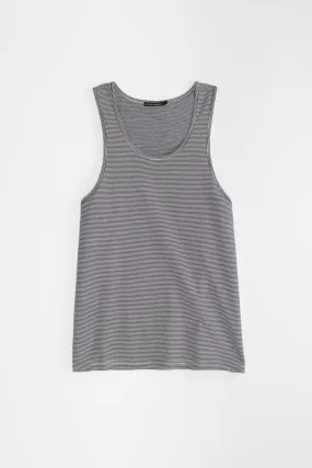 NS2170-1 Mini Stripe Tank Top in Blue