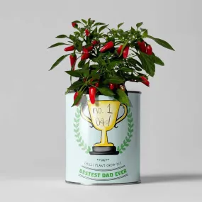 Number One Dad Chilli Growing Kit by The Plant Gift Co.