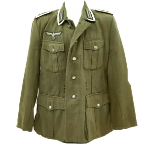 Original German WWII Army M-1940 Pattern Heer Infantry NCO Tunic