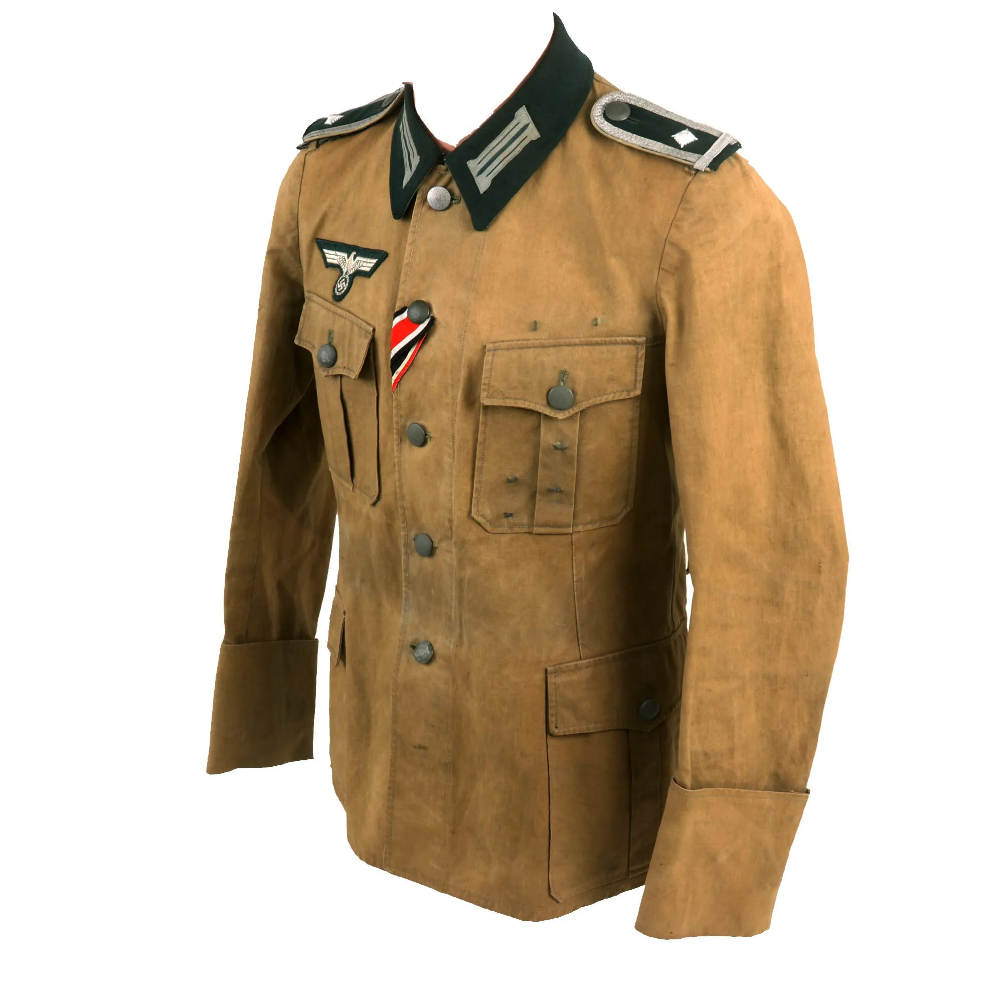 Original German WWII Field Tailor-Made "Russian Cloth" Heer Army Infantry Feldwebel NCO M36 Uniform Tunic