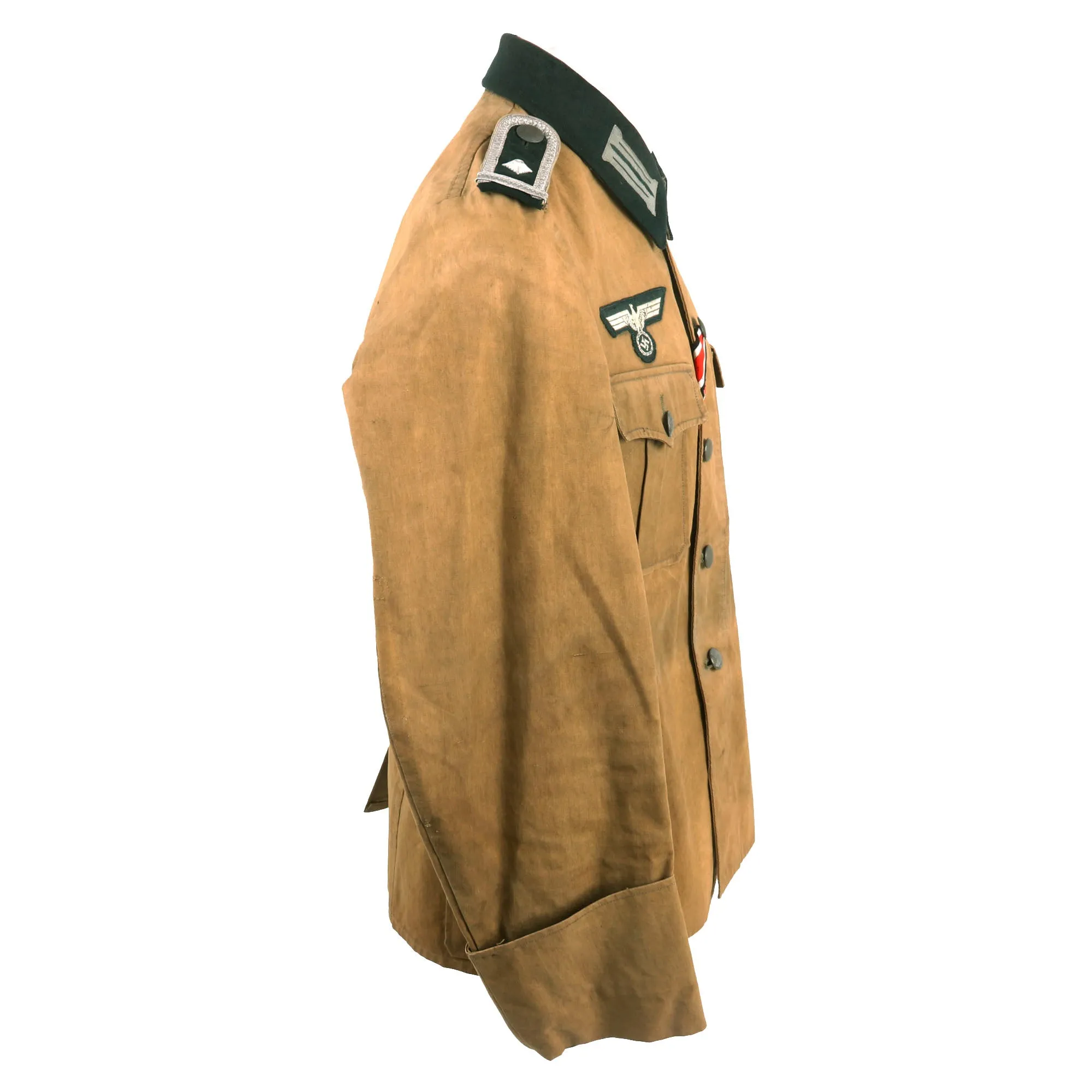 Original German WWII Field Tailor-Made "Russian Cloth" Heer Army Infantry Feldwebel NCO M36 Uniform Tunic