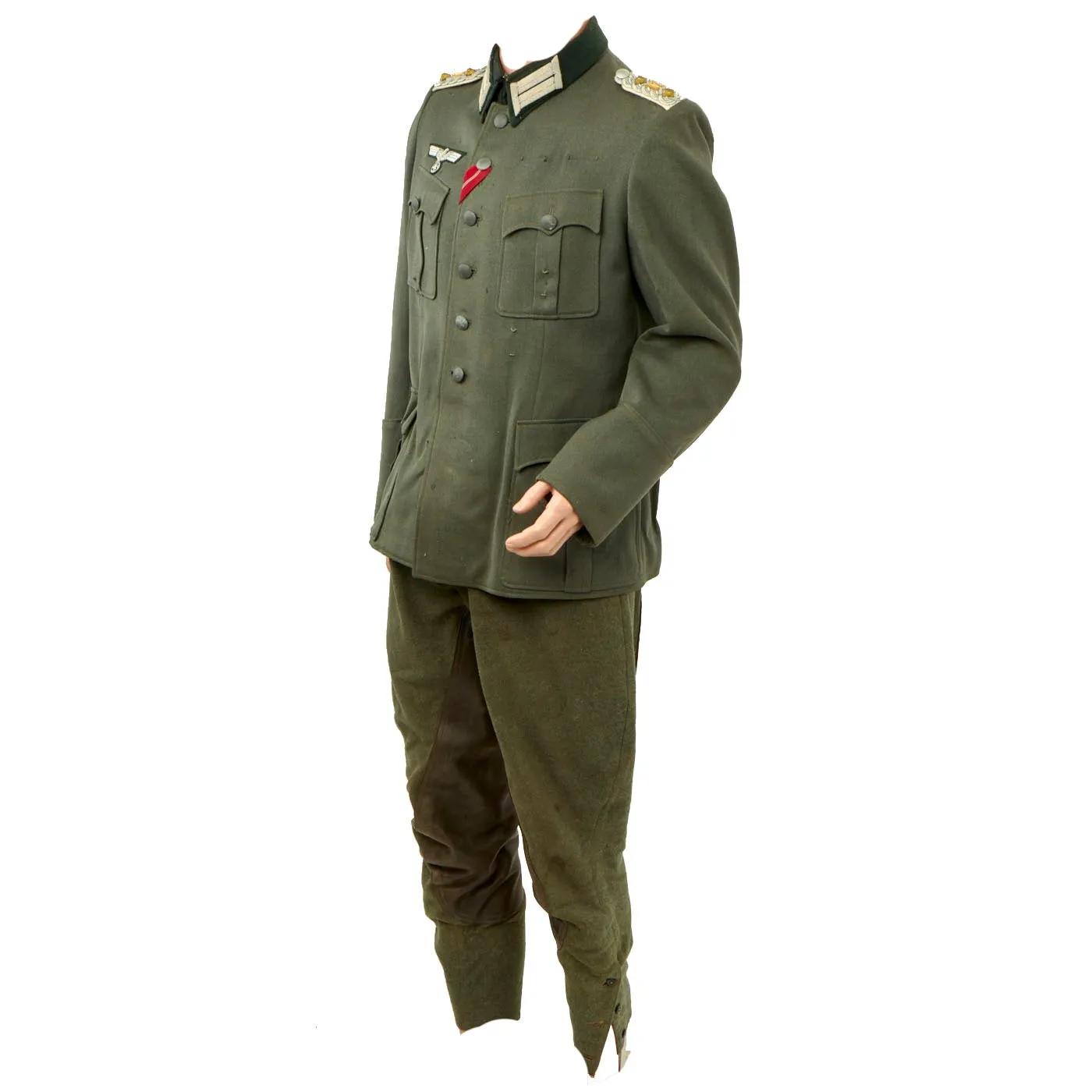 Original German WWII Heer Oberst Waffenrock Tunic and Breeches