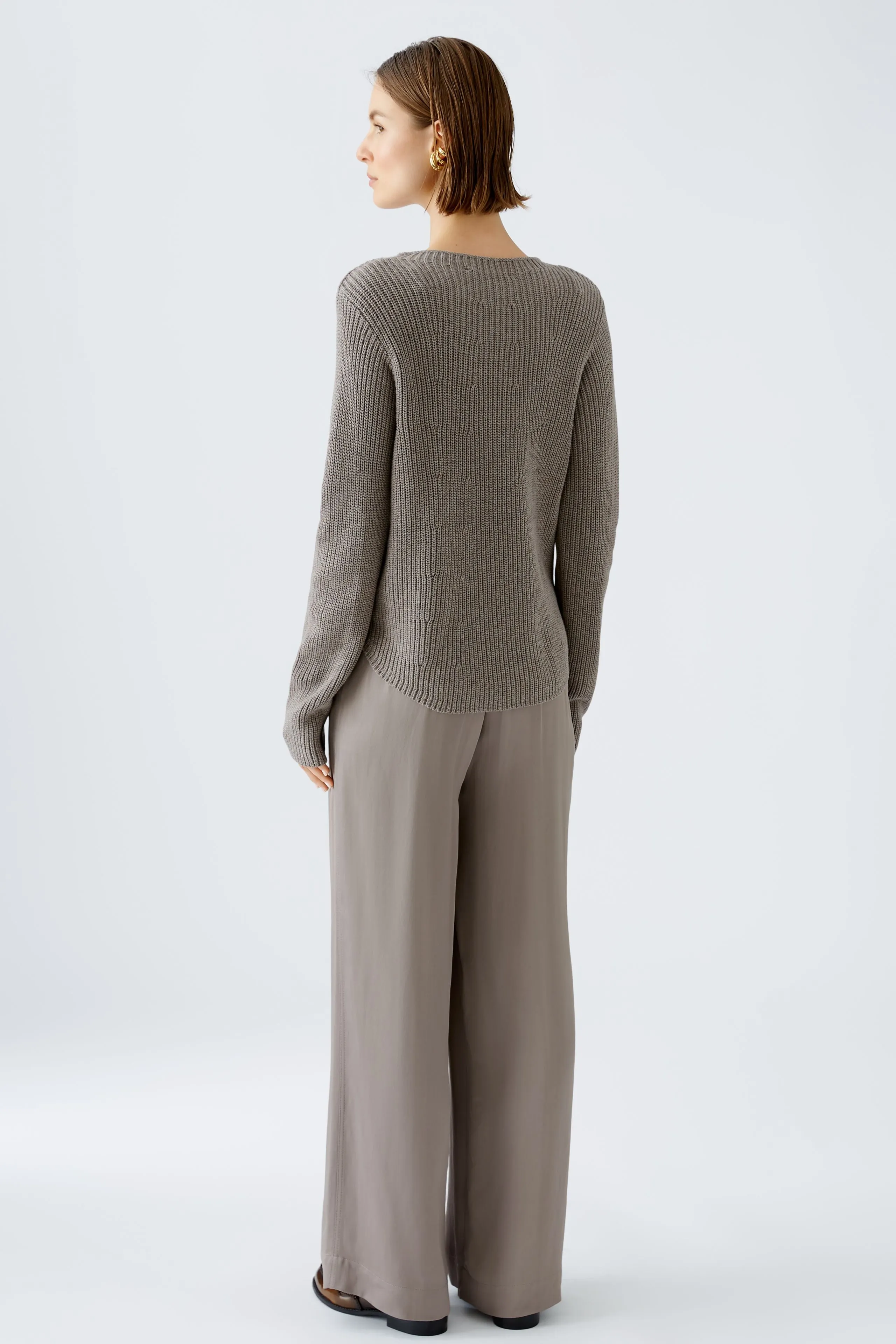 Oui - Button Knit