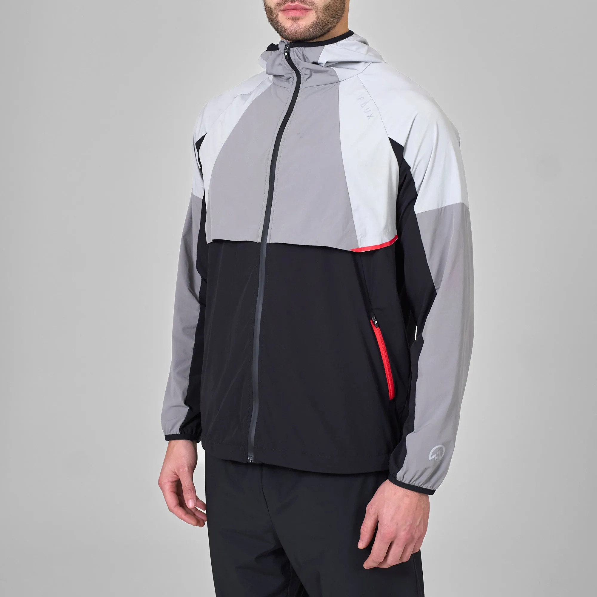 Performance Jacket - Black/Grey/Red