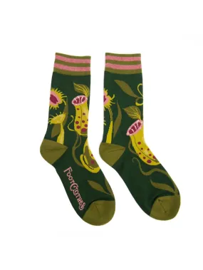 Pitcher Plant Unisex Crew Socks