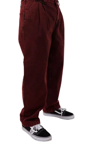 Polar Skate Co. Grund Chinos - Scarlet & Charcoal