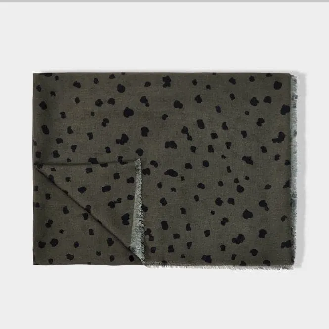 Polka Dot Printed Scarf KLS497