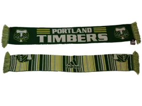 Portland Timbers Adidas Striped Reversible Knit Winter Scarf (54" x 7.5")