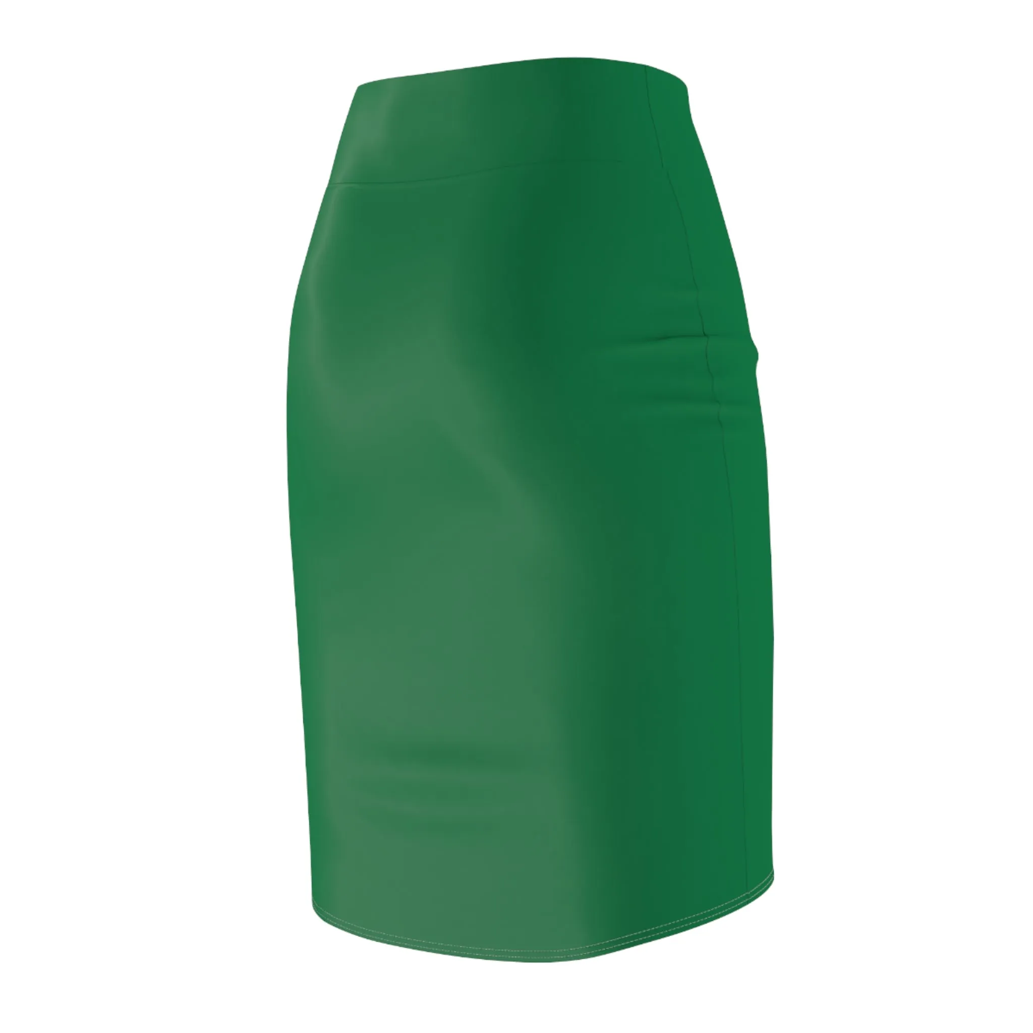 Princess Grace "Everything's Fine" Women's Pencil Skirt - Fun and Stylish Green Skirt for Casual & Festive Occasions