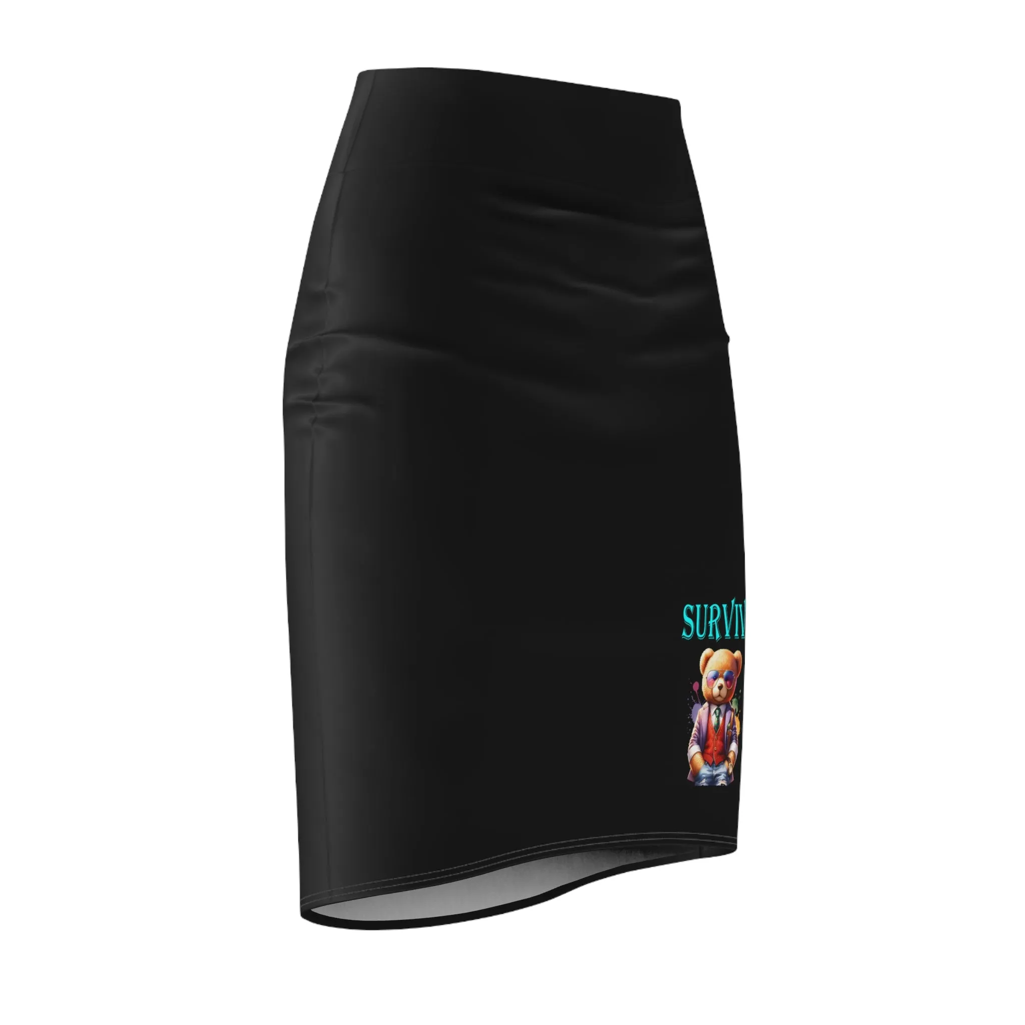 Princess Grace Survive  Women's Pencil Skirt - Trendy Fashion for Bold Women