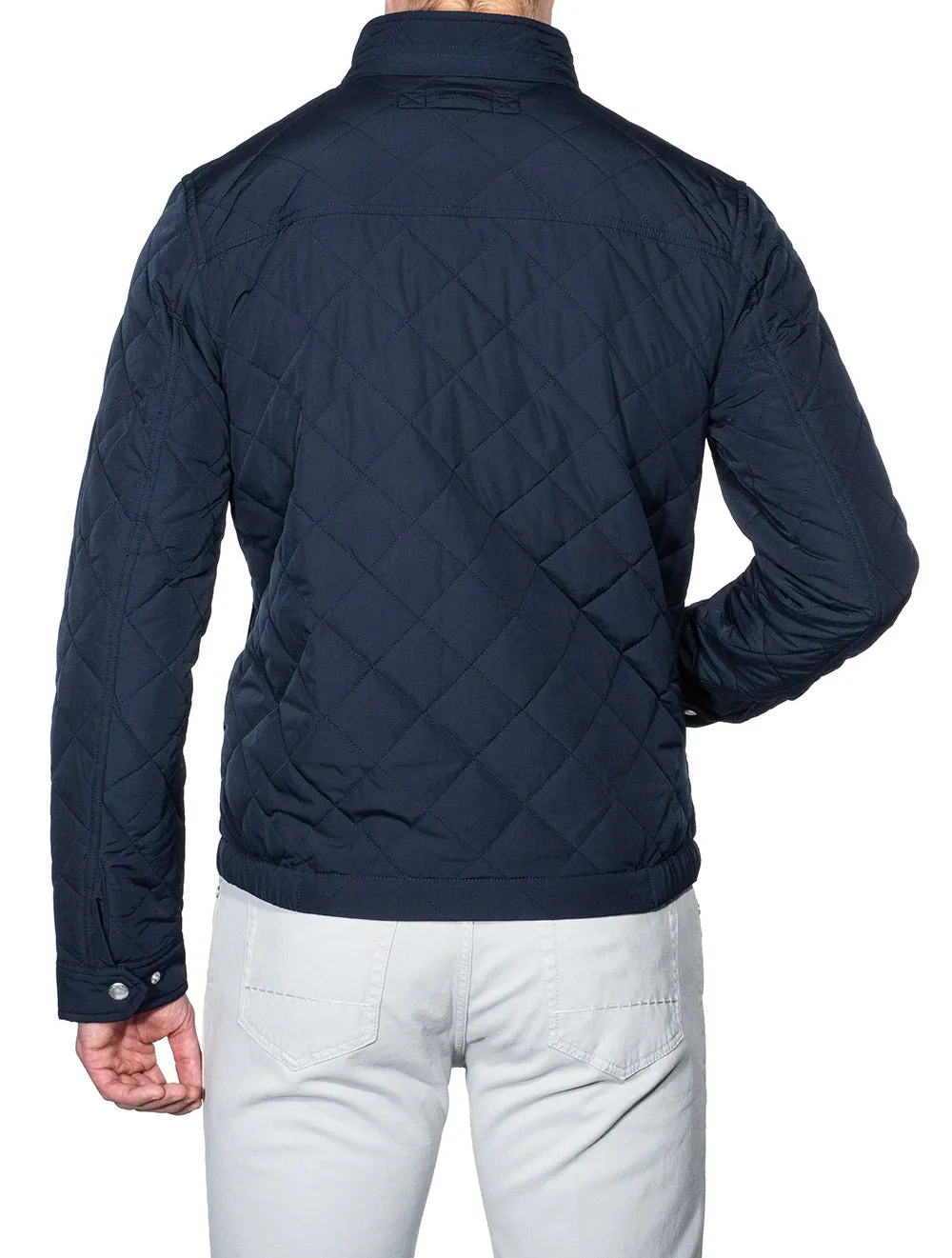 Quilted Windcheater Evening Blue