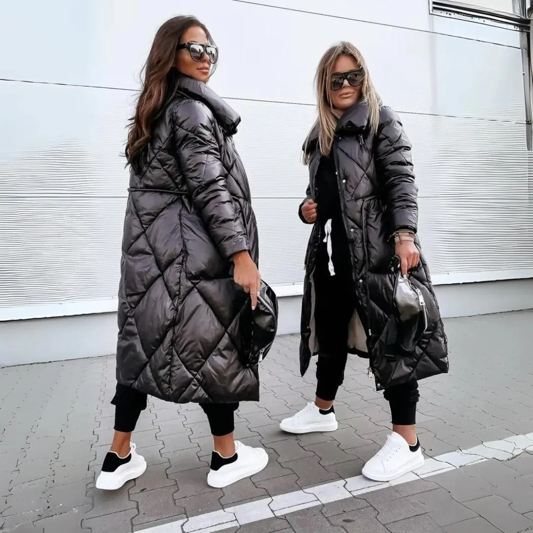 Rachel - Quilted Parka Coat