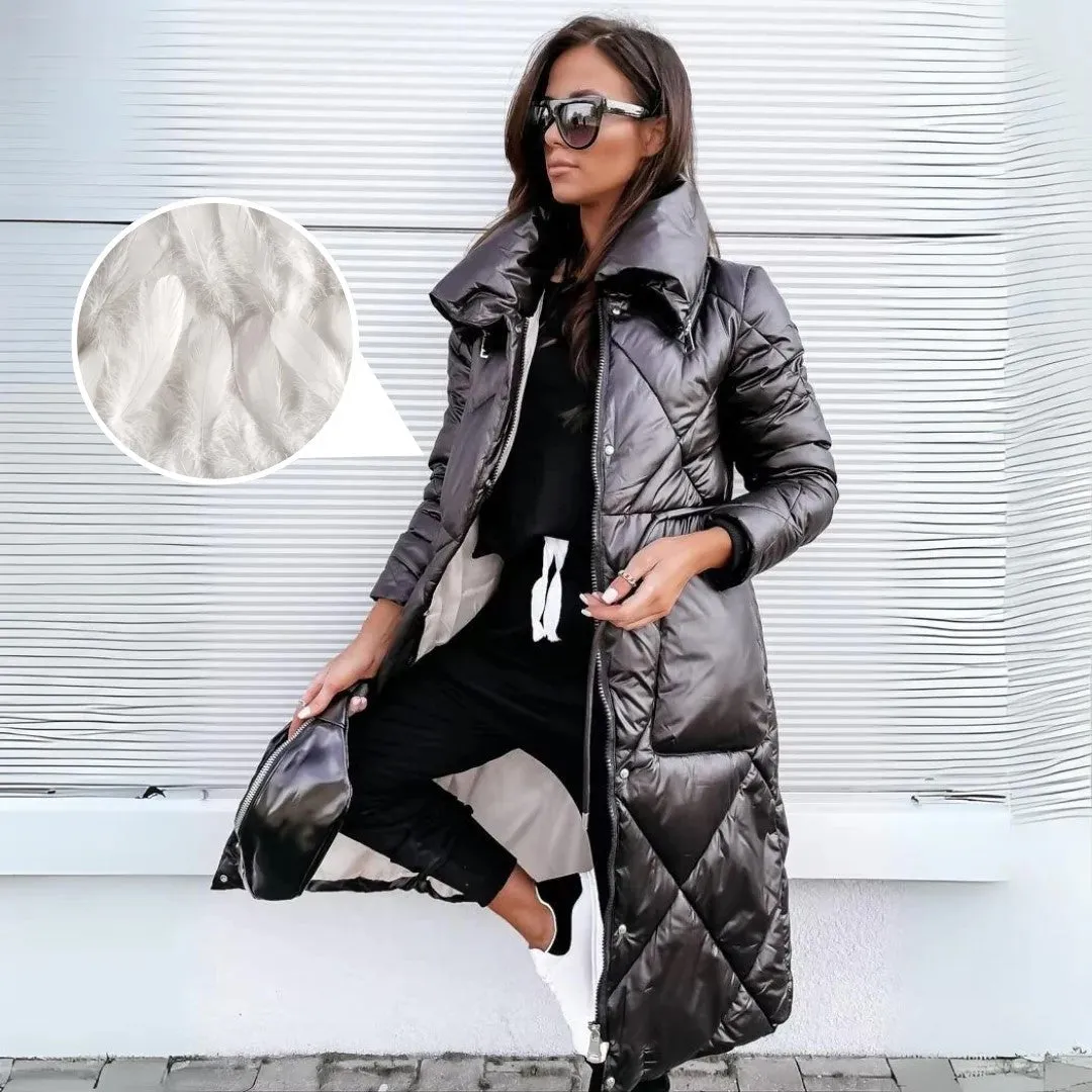 Rachel - Quilted Parka Coat