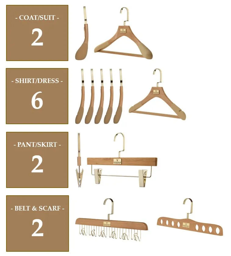 RED OAK HANGER PACKAGES: POPULAR SELECTIONS