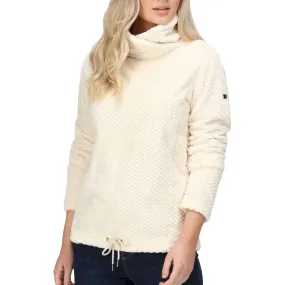 Regatta Bethan Wrap Neck Womens Fleece Top - White