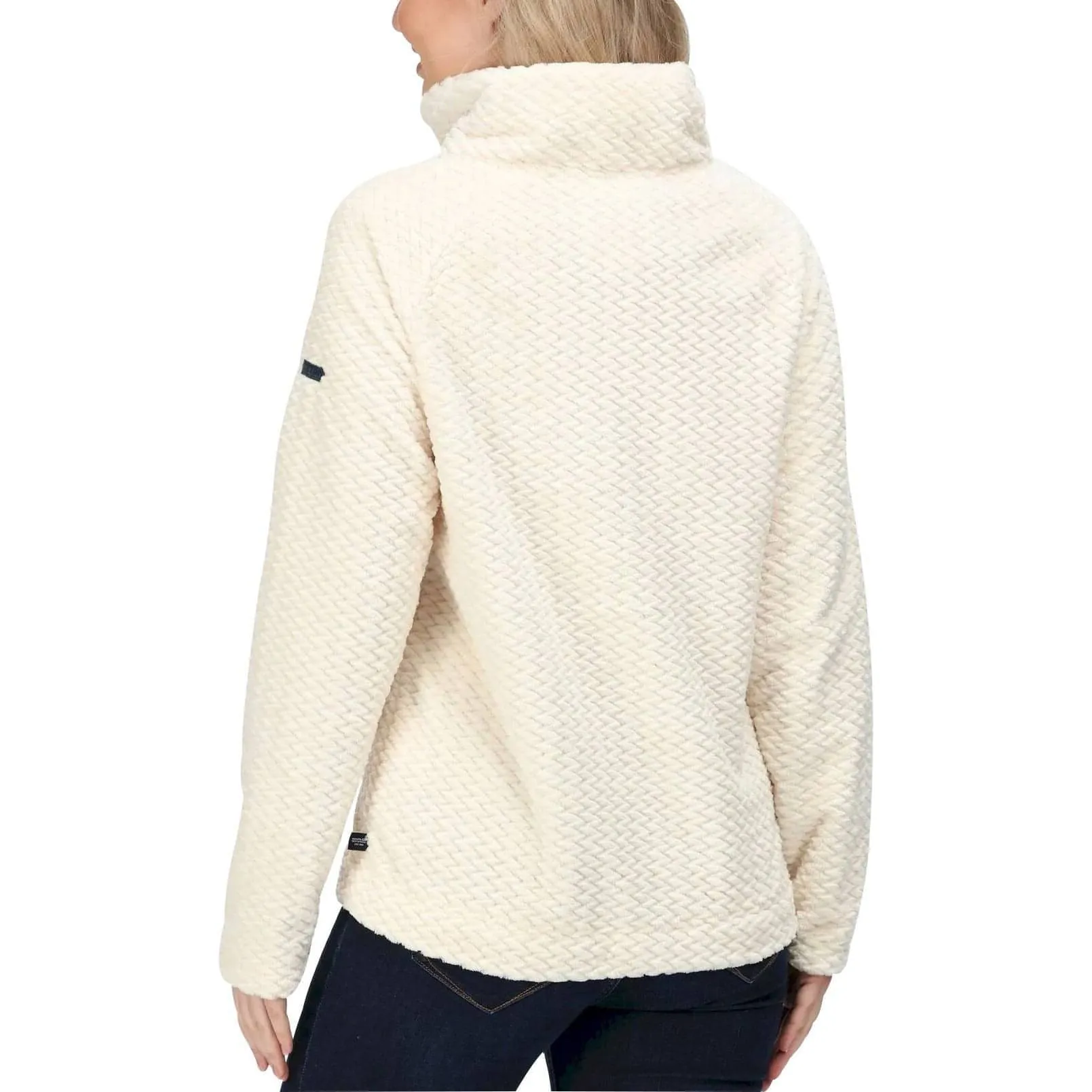 Regatta Bethan Wrap Neck Womens Fleece Top - White