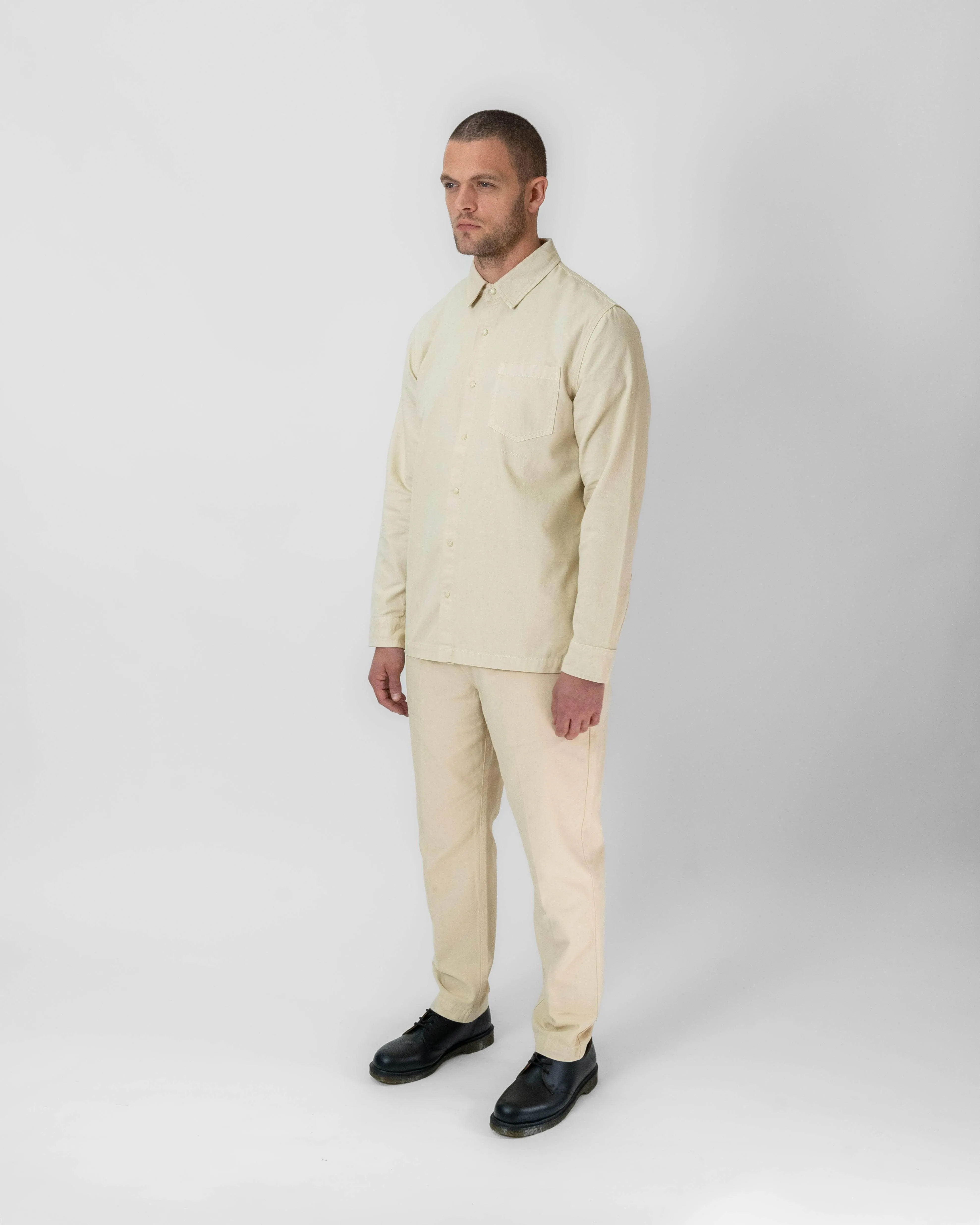 Relaxed-Fit Cotton Canvas Trousers Palo Santo