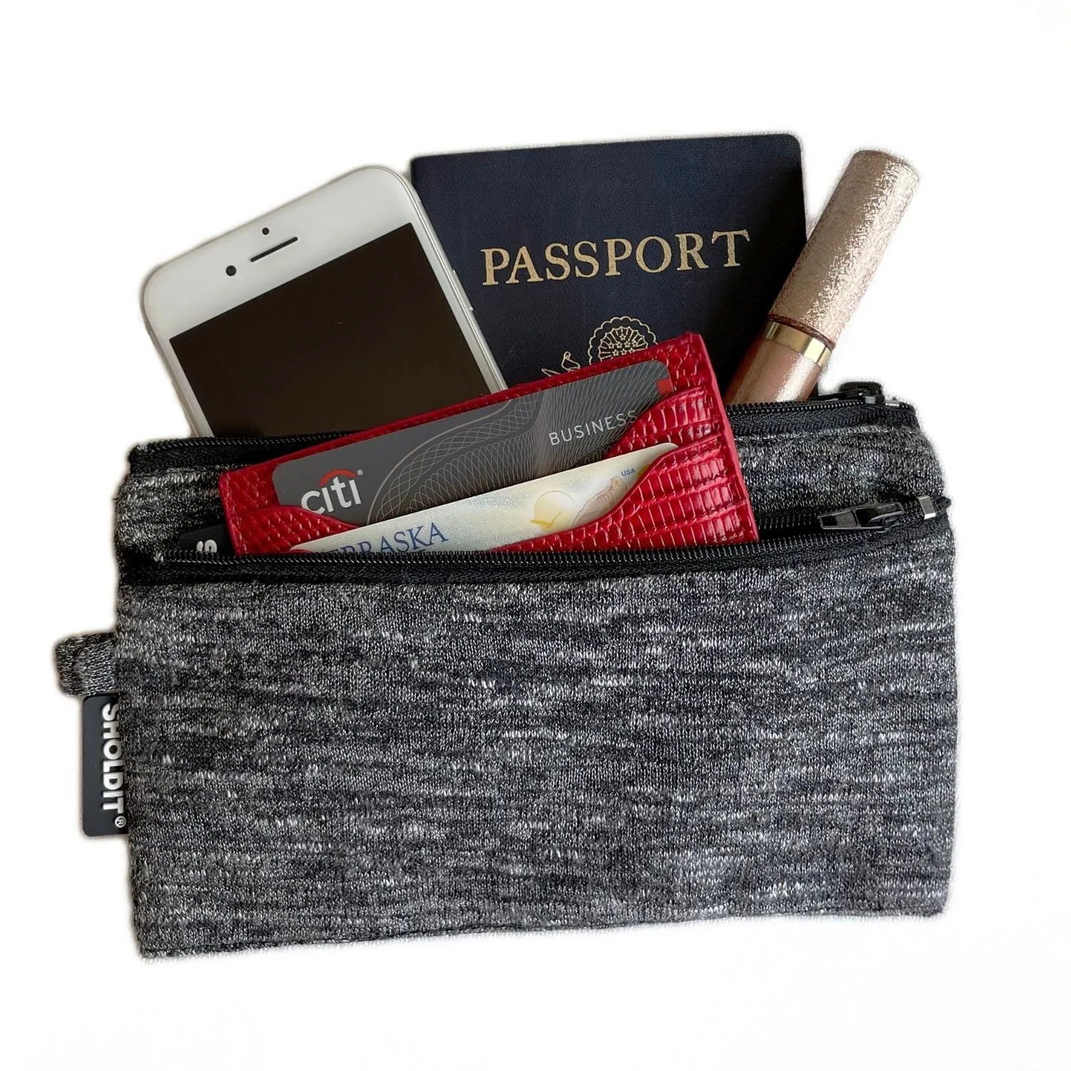 RFID Wallet | Heather Black