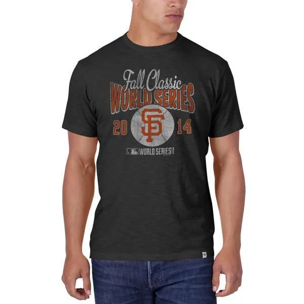 San Francisco Giants 47 Brand 2014 World Series Charcoal Gray Scrum T-Shirt