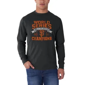 San Francisco Giants 47 Brand Gray 2014 World Series Champions LS T-Shirt