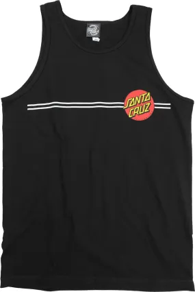 SANTA CRUZ TANK TOP CLASSIC DOT BLACK