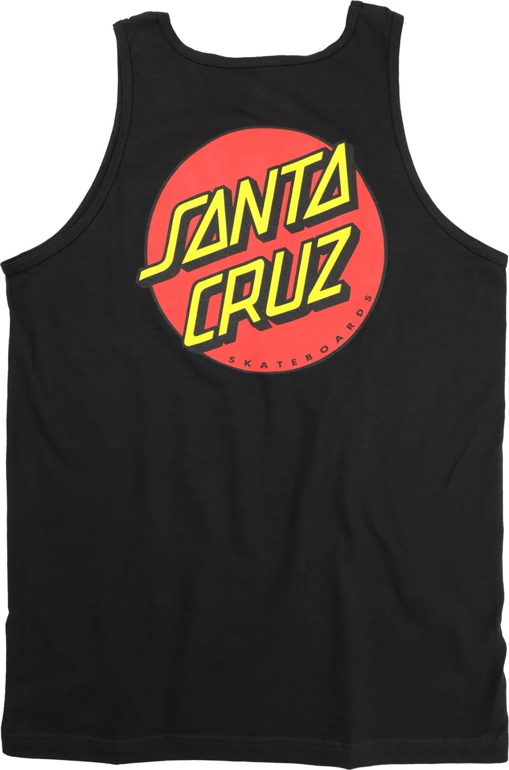 SANTA CRUZ TANK TOP CLASSIC DOT BLACK