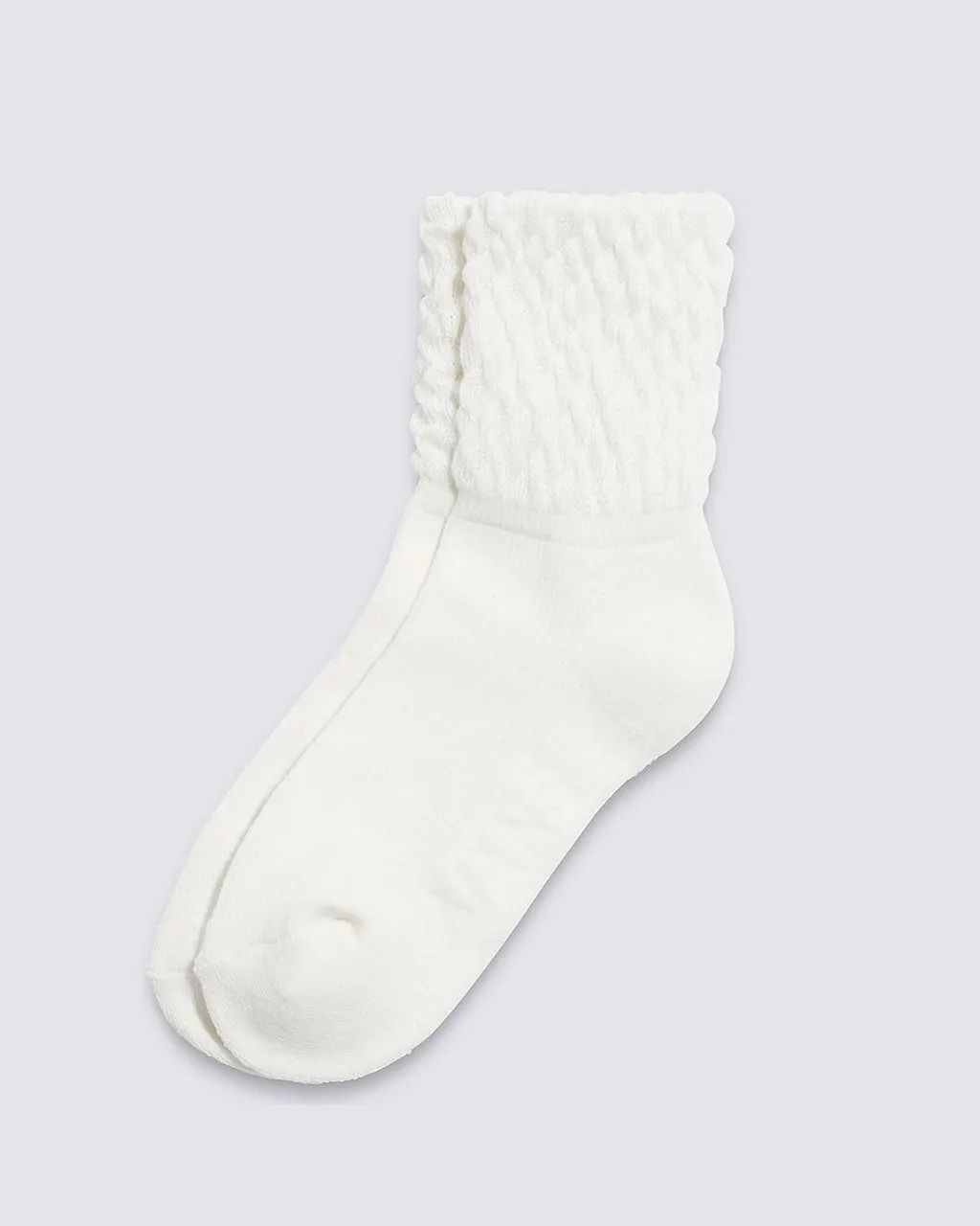 Scrunch Crew Socks - Marshmallow