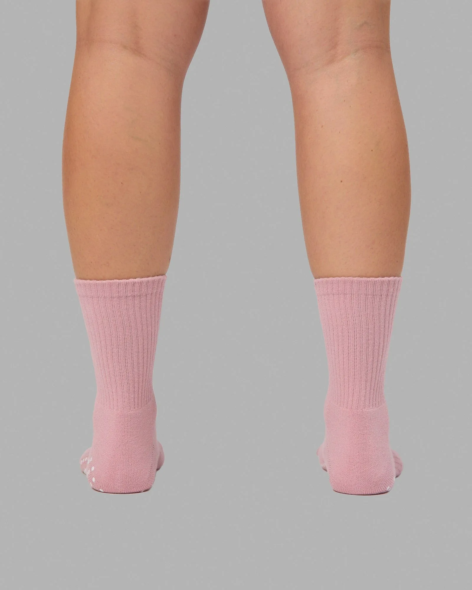 Signal Pilates Socks - Muted Pink-White