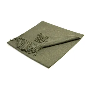 Signature Baby Alpaca Scarf in Olive