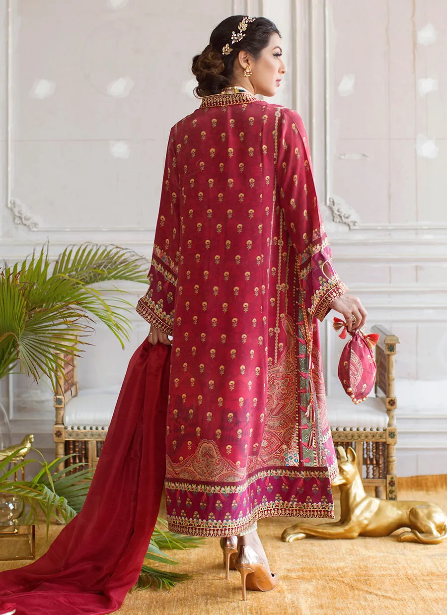 Silk Luxe Pret 21 - Malia Crepe Tunic And Silk Dupatta.