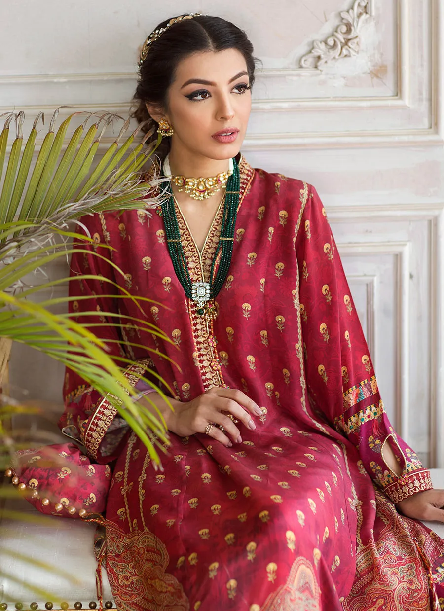 Silk Luxe Pret 21 - Malia Crepe Tunic And Silk Dupatta.