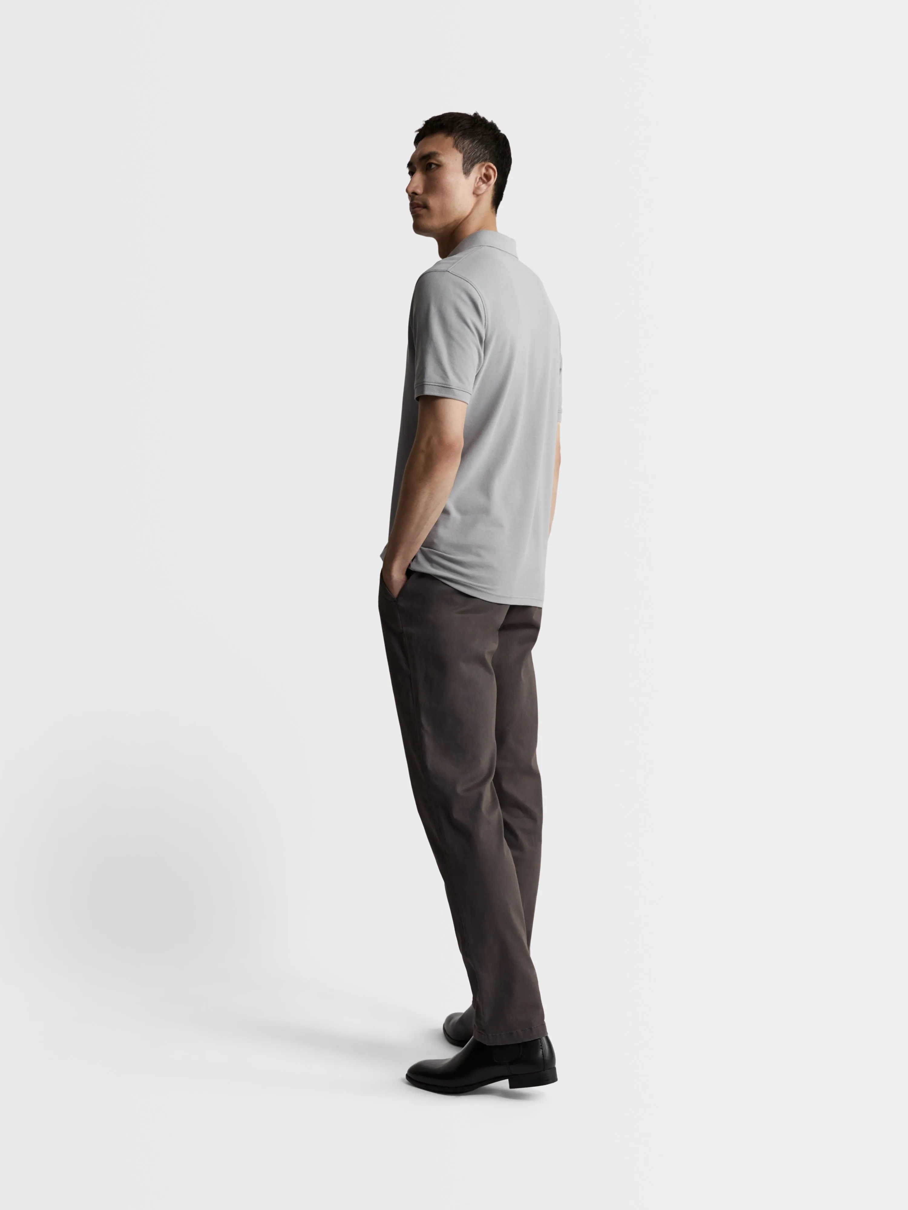 Slim Fit Grey Chinos