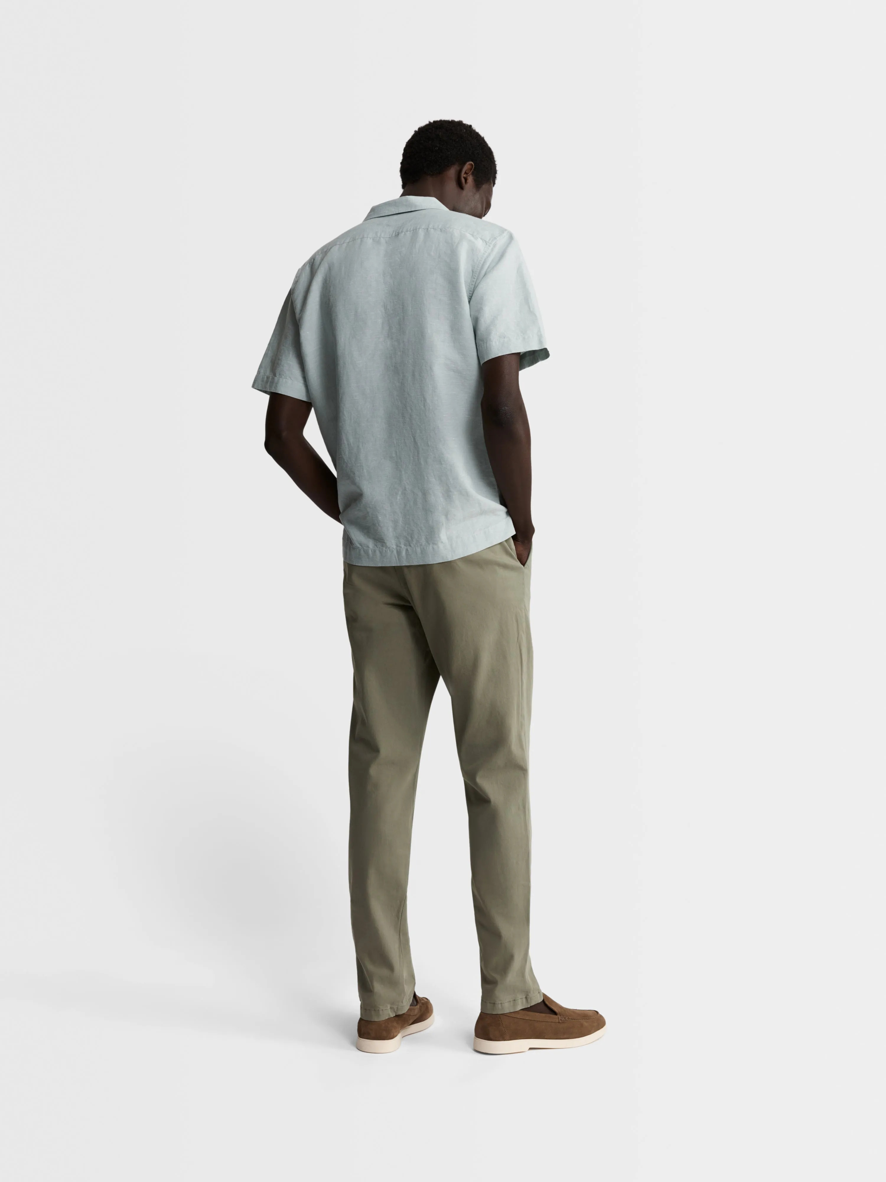 Slim Fit Khaki Chinos