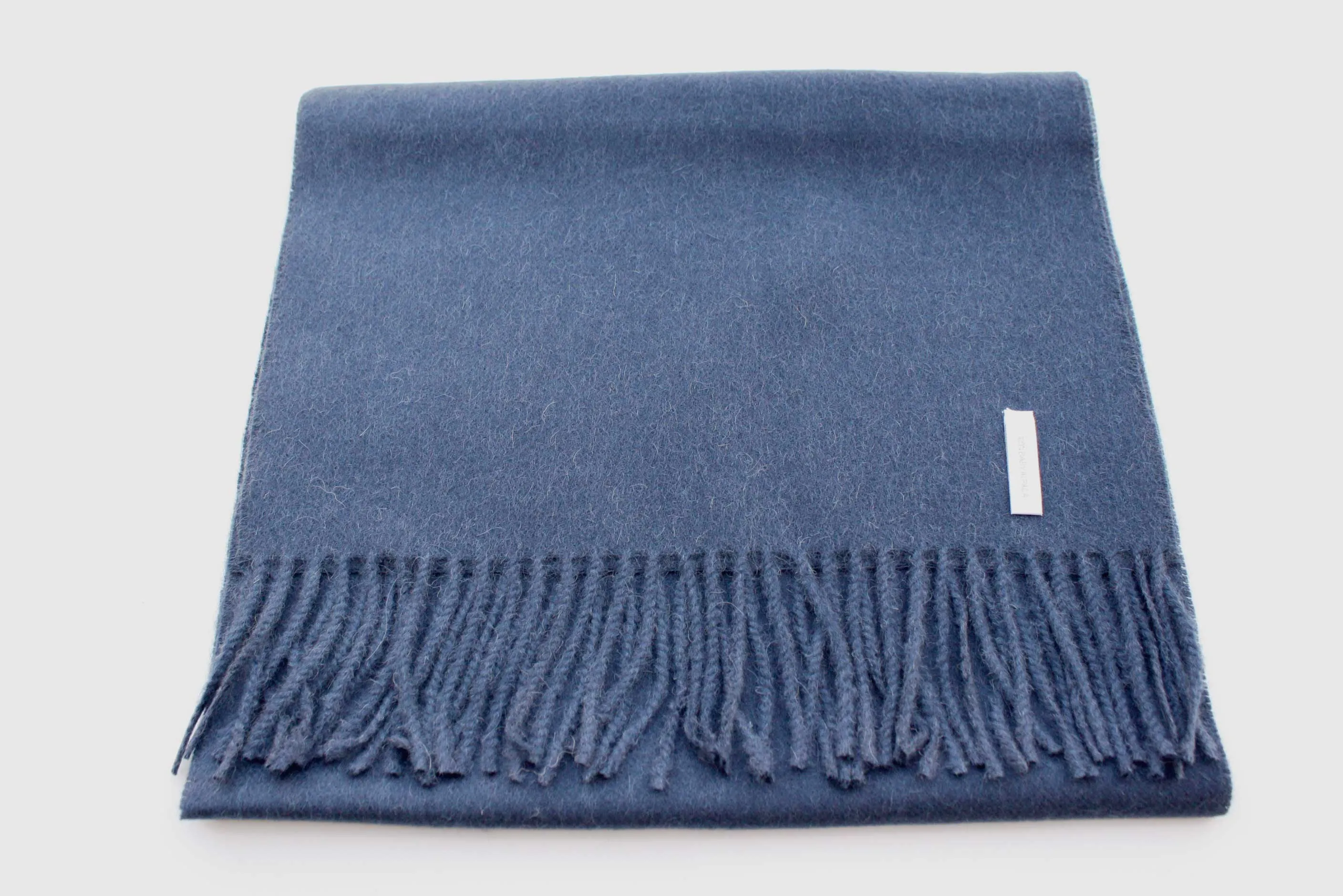 Solid Weave Brushed Alpaca Scarf