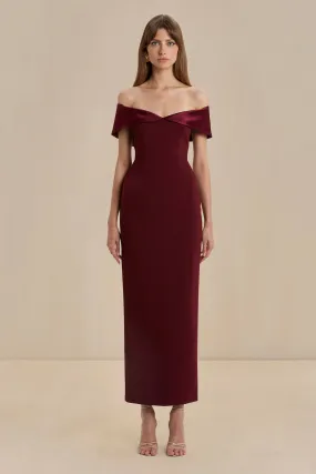 Sonya Alehi Dress - Merlot