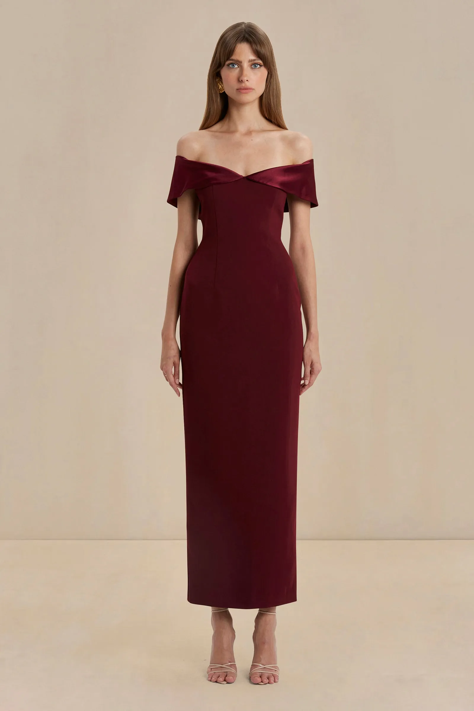 Sonya Alehi Dress - Merlot