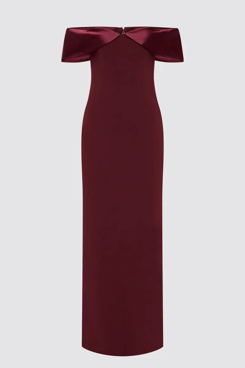 Sonya Alehi Dress - Merlot