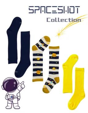 Spaceshot Collection: Knee High Socks - Perfect for AFOs and other orthotics