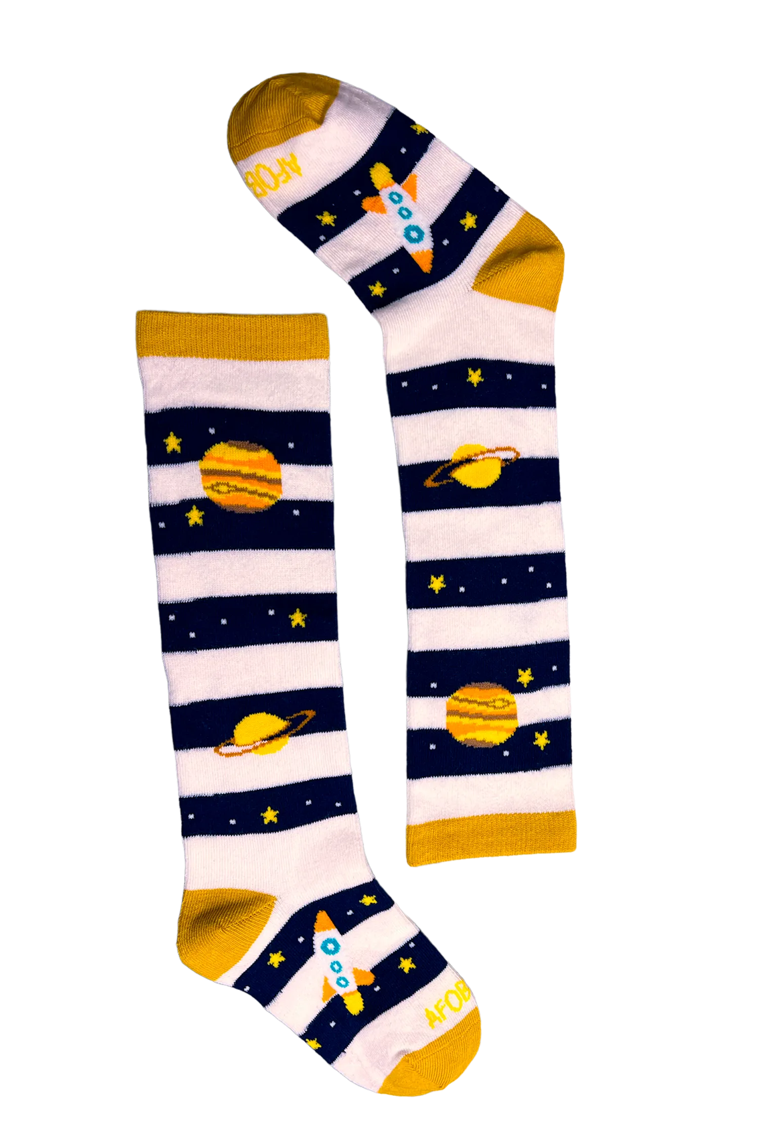 Spaceshot Collection: Knee High Socks - Perfect for AFOs and other orthotics