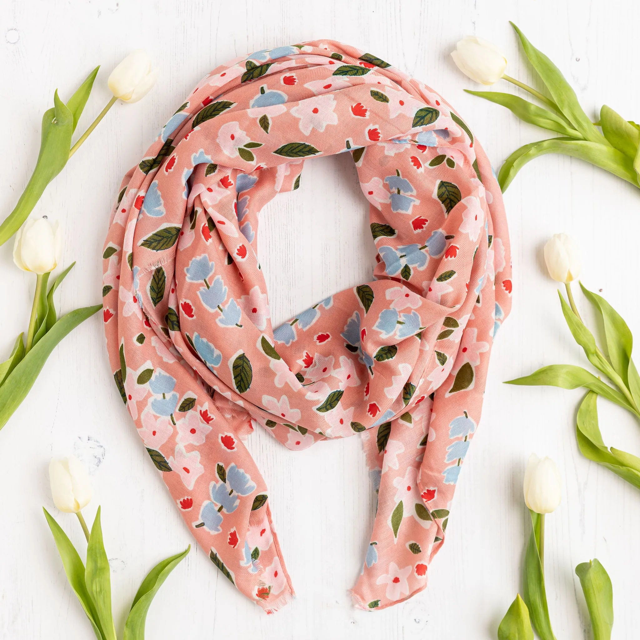 Spring Flower Scarf