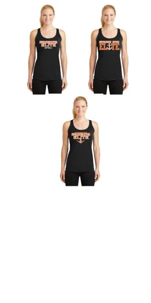 SUWANNEE RIVER ELITE BLACK RACERBAK DRI FIT TANK TOP LADIES