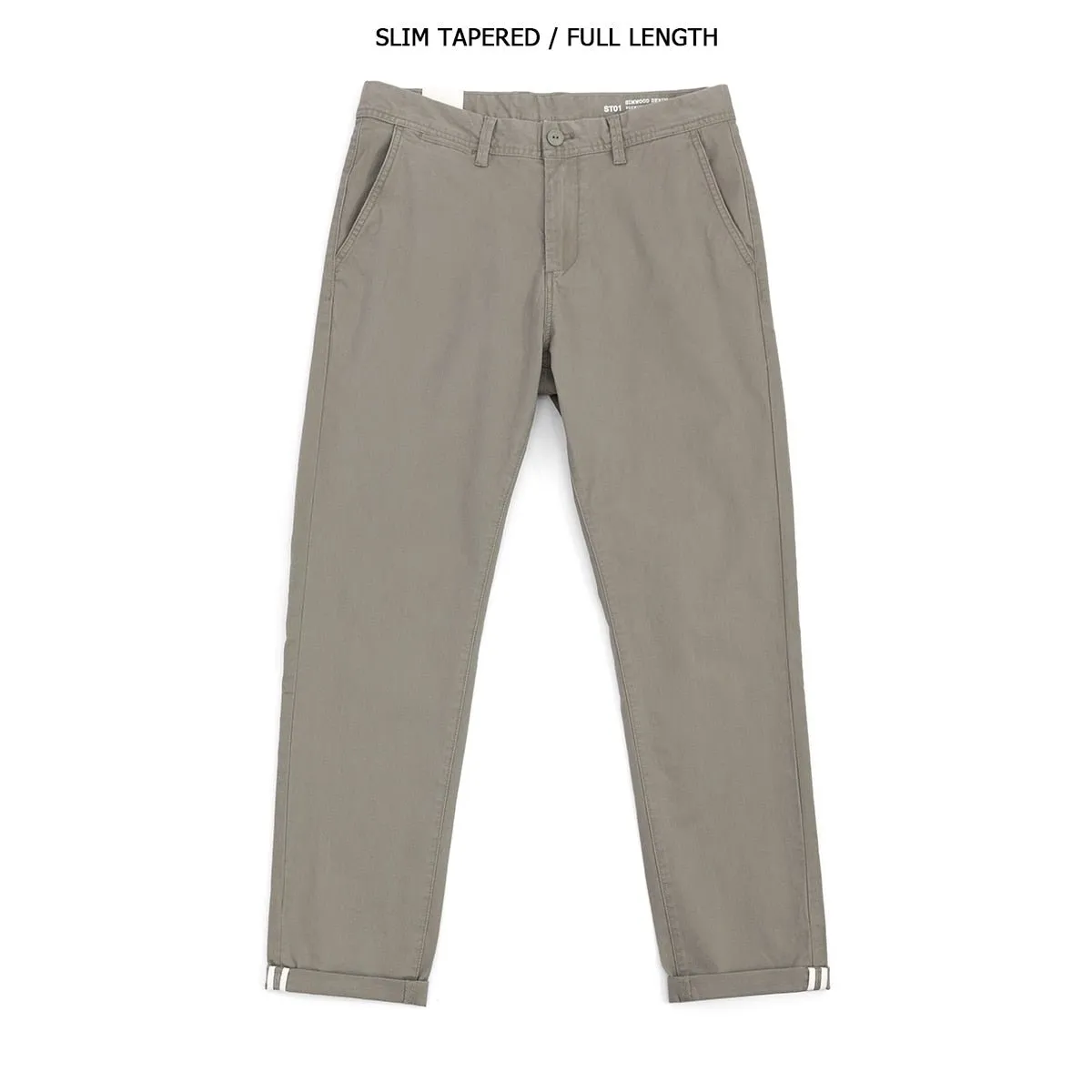 Tapered Pants Men Basic Chinos