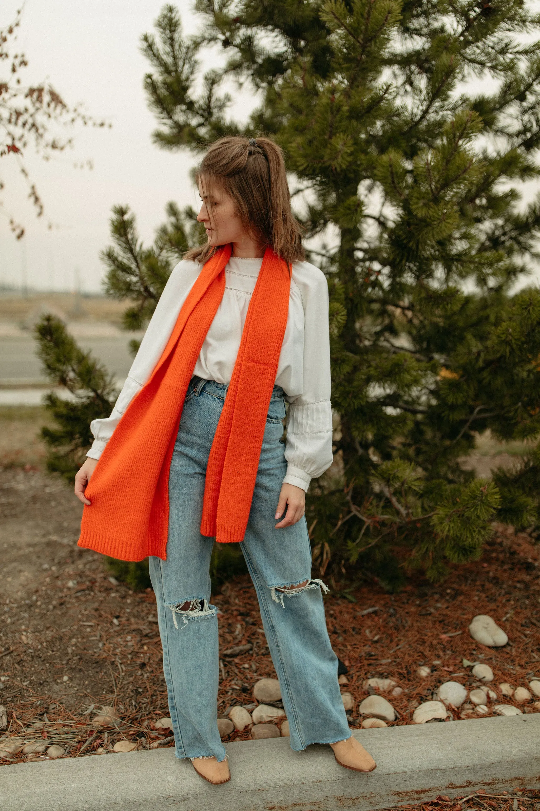 The Grace Scarf - Orange